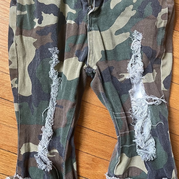 Ladies Army Fatigue Pants - Picture 4 of 7